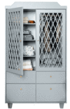 Cam Cam Copenhagen Harlequin Wardrobe - Grey