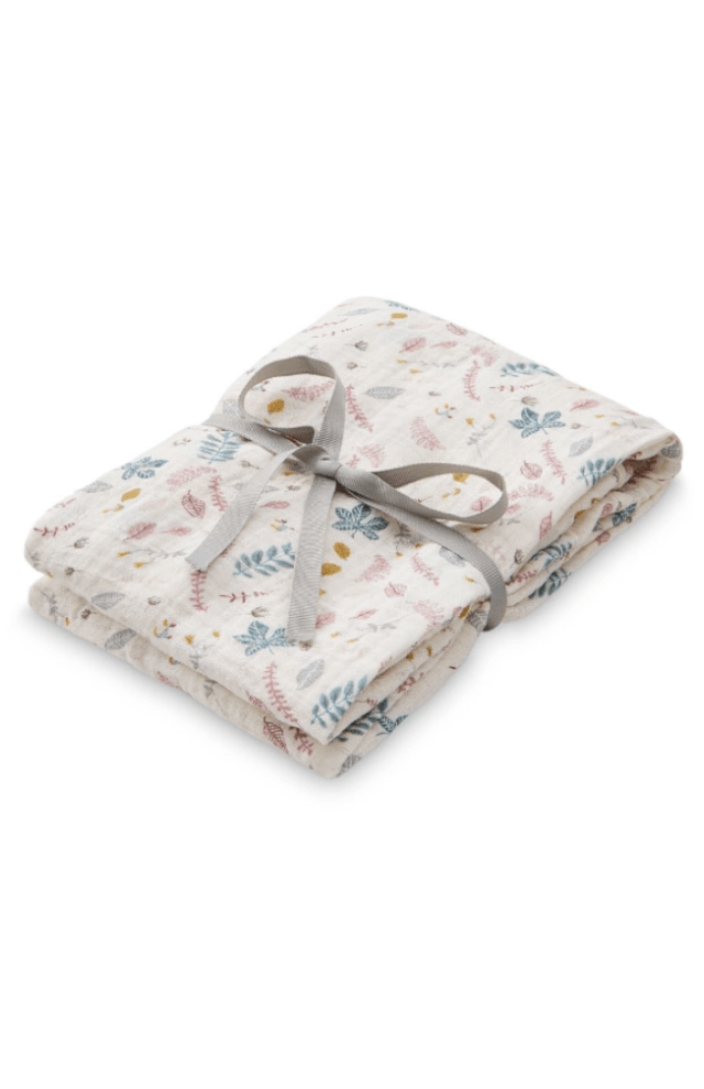 Cam Cam Copenhagen Swaddle Muslin - Pressed Leaves Rose