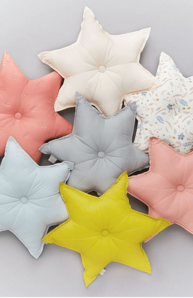 Cam Cam Copenhagen Star Cushion - Pressed Leaves Rose