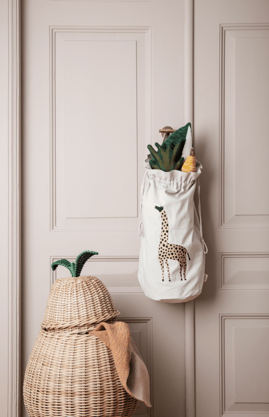 ferm LIVING Pear Braided Storage Basket