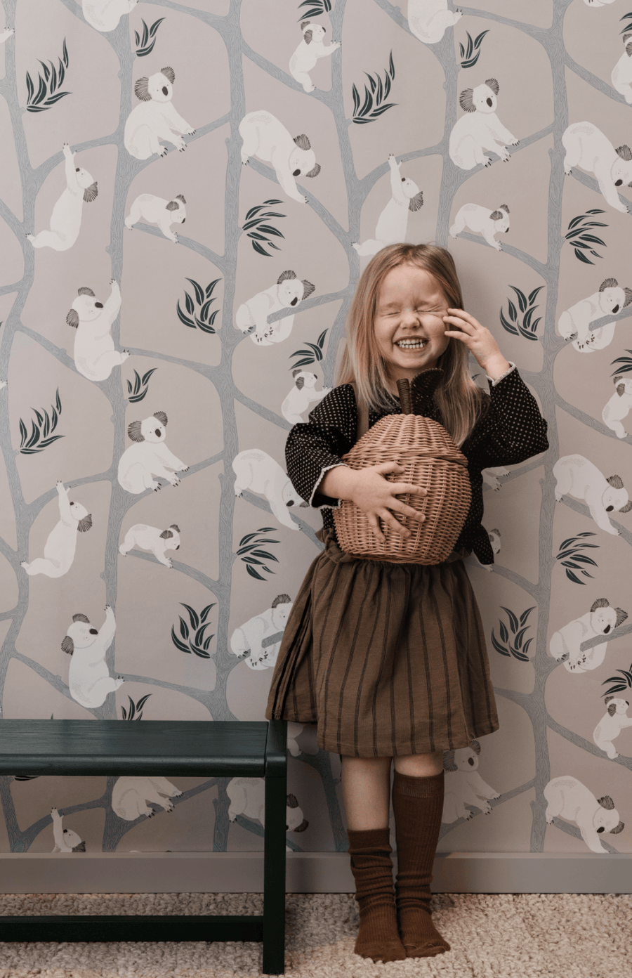 ferm LIVING Small Apple Braided Storage Basket