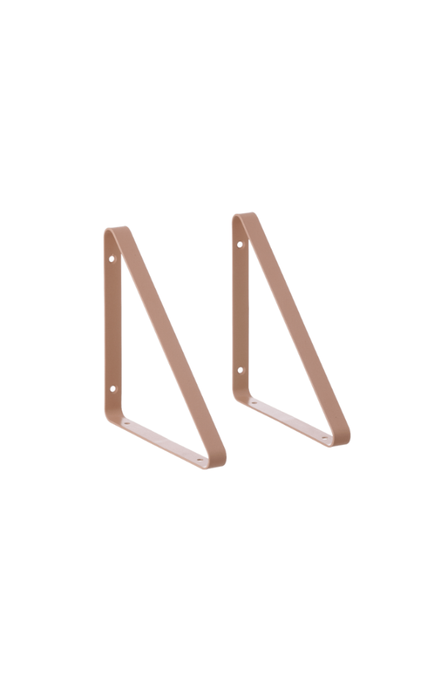ferm LIVING Shelf Hangers (Set of Two)- Rose