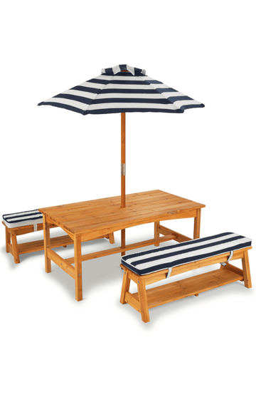 KidKraft Table & Bench Set - Navy