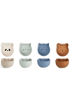 Liewood Rex Snack Bowl 4 Pack - Blue Mix
