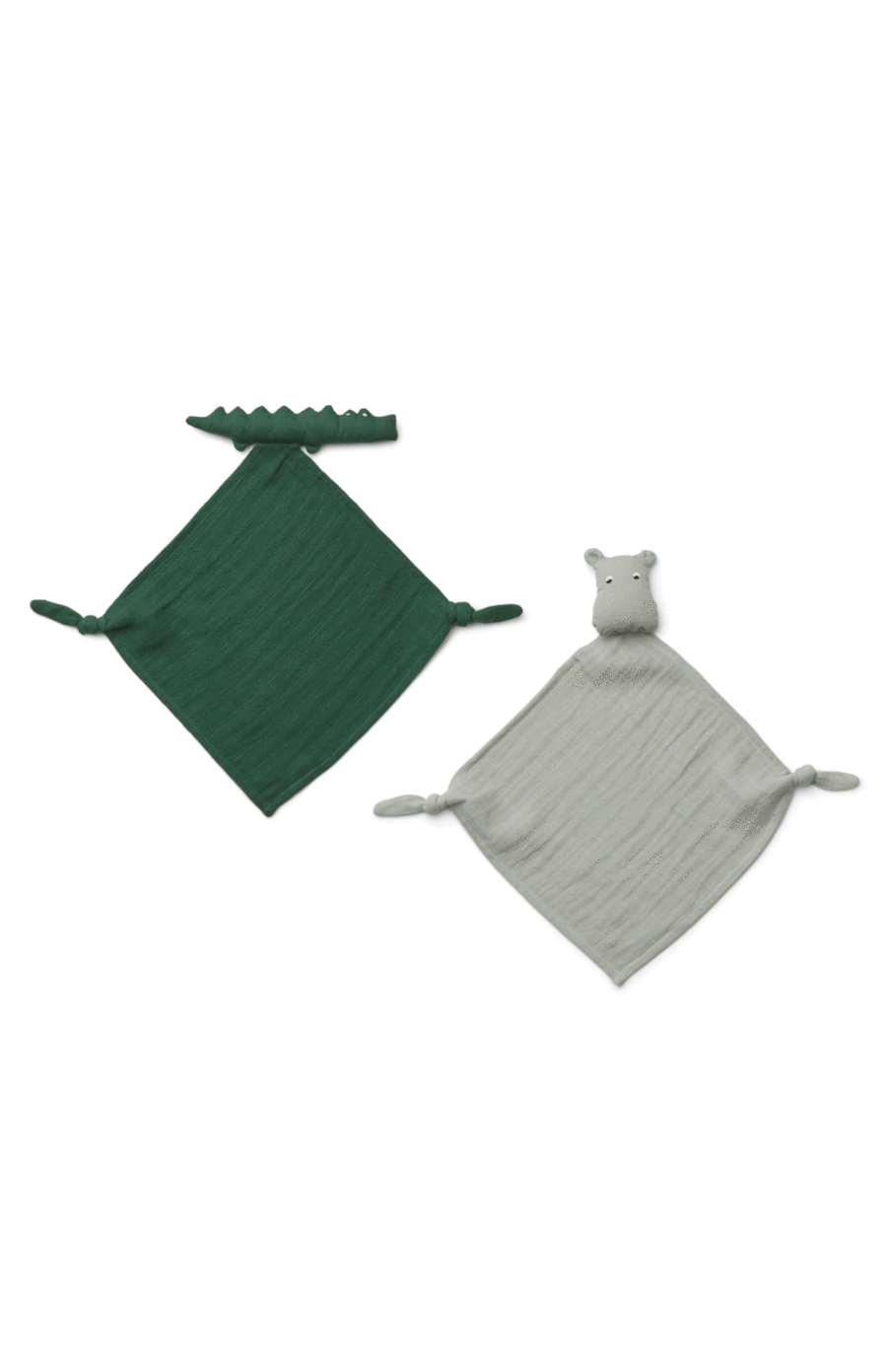 Liewood Yoko Cuddle Cloth 2 pack- Safari Green Mix