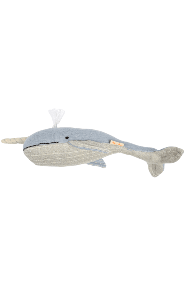 Meri Meri Large Narwhal Knitted Toy
