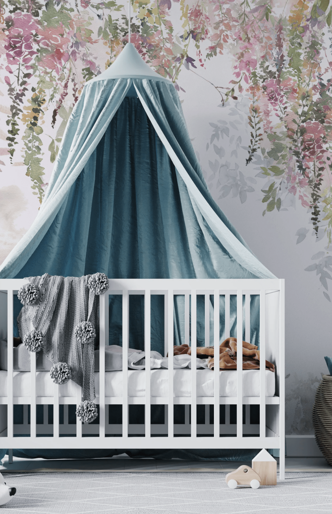 Munks + Me Florence Florals Wallpaper