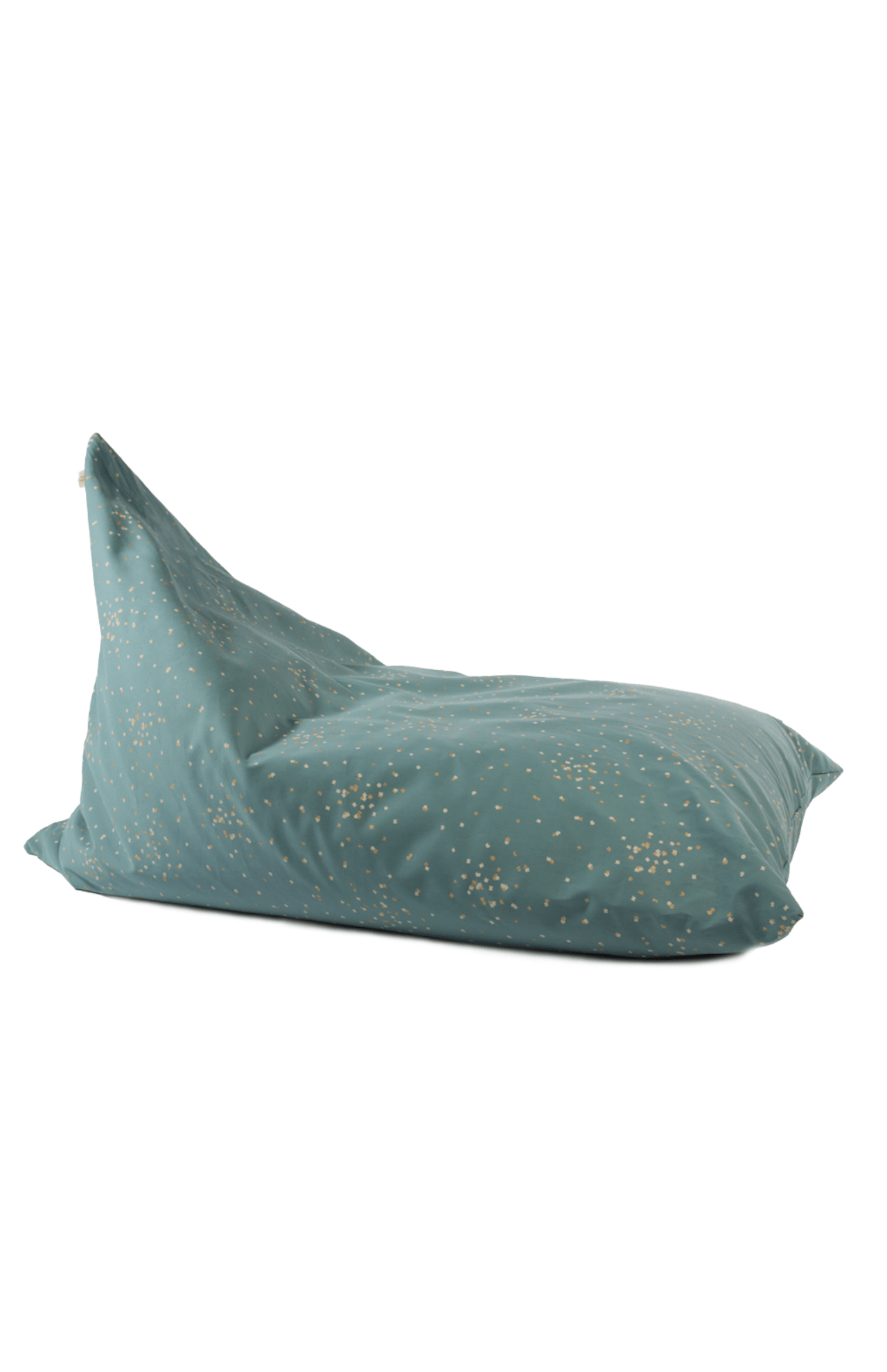 Nobodinoz Essaouria Bean Bag - Gold Confetti/Magic Green