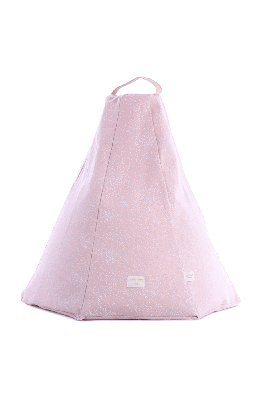 Nobodinoz Marrakech Bean Bag - White Bubble/Misty Pink