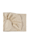 Nobodinoz Tibet Fitted Cot Sheet - Gold Stella Natural