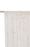 Nobodinoz Utopia Curtain - Gold Stella White