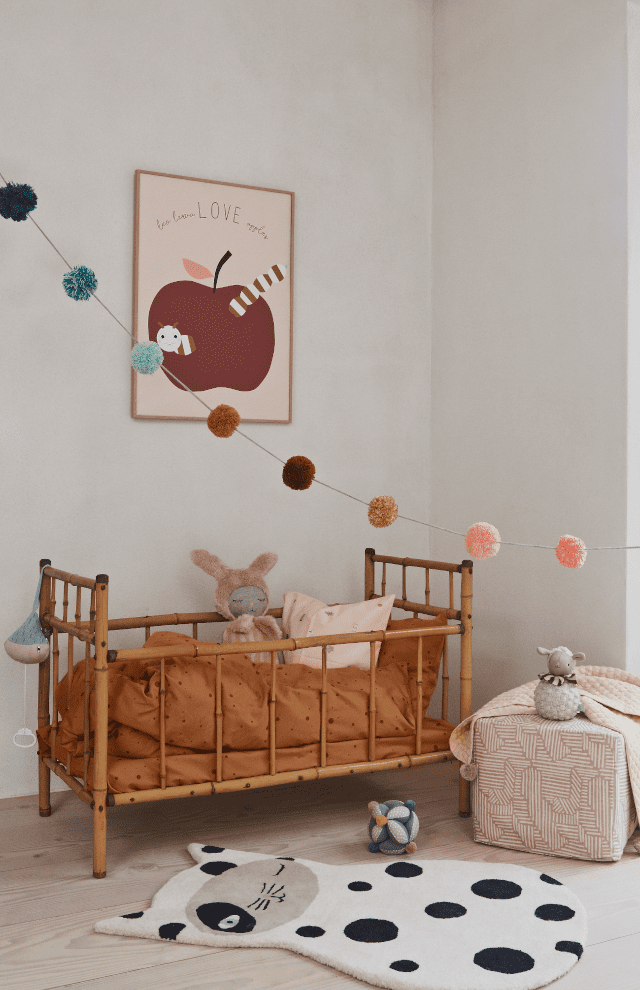 OYOY Caramel Dot Duvet & Pillowcase