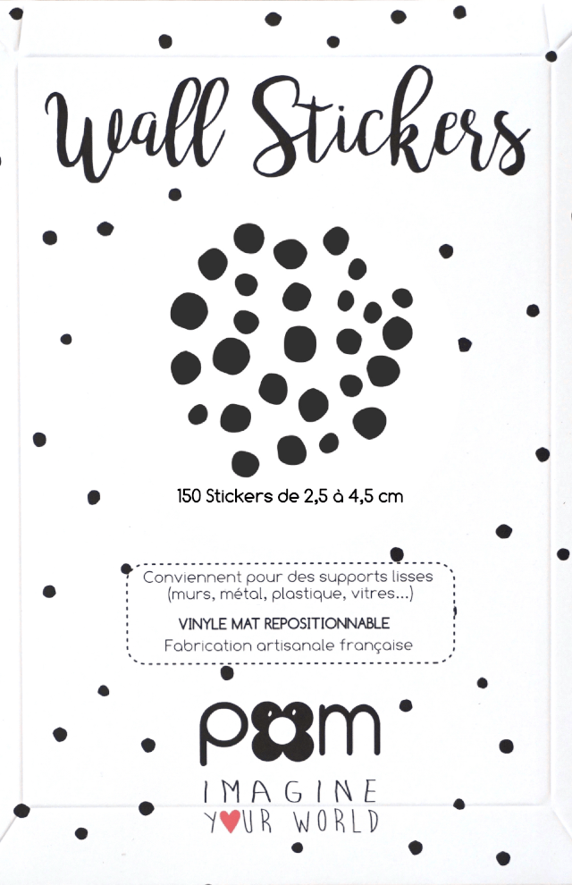 PÖM le Bonhomme Irregular Dots - Black