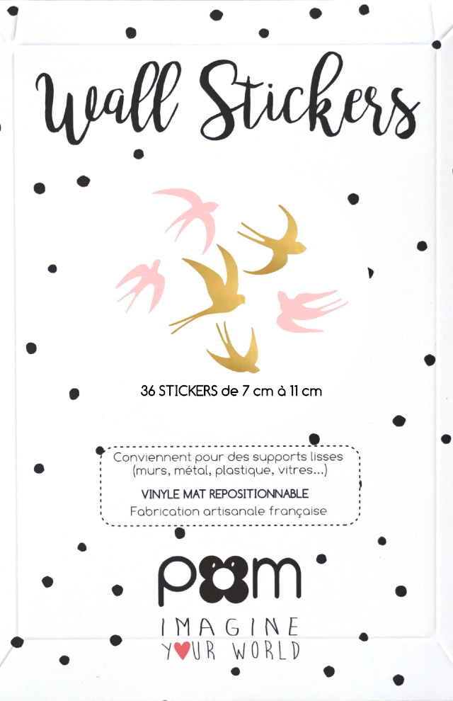 PÖM le Bonhomme Swallows - Pink and Gold