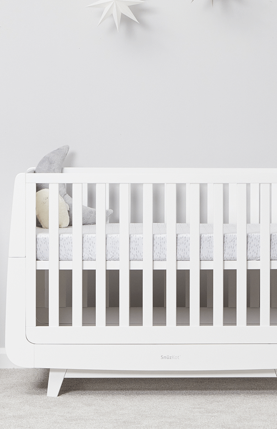 SnuzSurface Adaptable Cot Bed Mattress For SnuzKot - 68 x 118